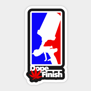 Dope Finish Tee Sticker